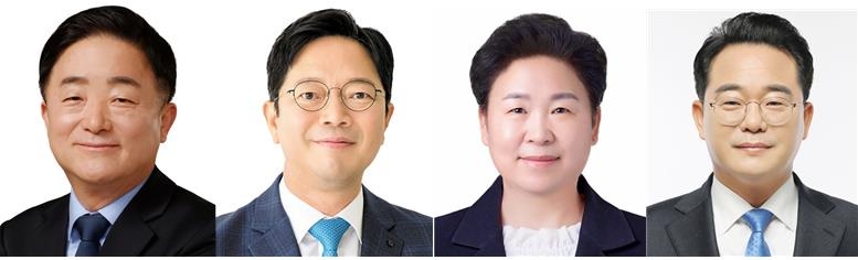 왼쪽부터 강득구·김승원·문정복·민병덕