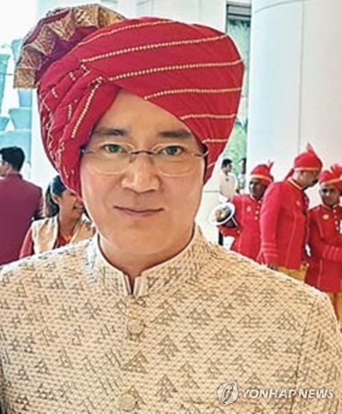인도 갑부 결혼식에 참석한 이재용 삼성전자 회장