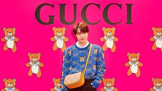 KAI x Gucci 컬렉션 프리뷰에 참석한 앰버서더 카이