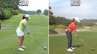 [스윙 vs 스윙] LPGA 신구 여제 박인비-고진영