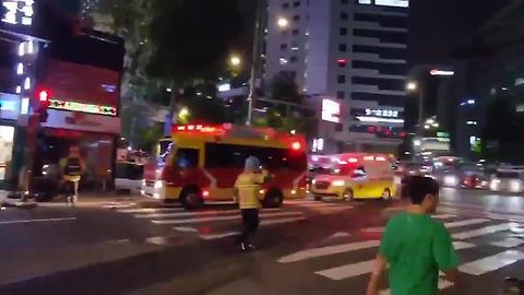 서울 시청역 한밤 역주행 돌진...보행자 덮쳐 9명 사망