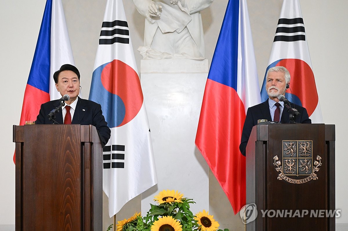 체코대통령 "한국 원전수주 낙관"…尹 "원자력동맹 구축"