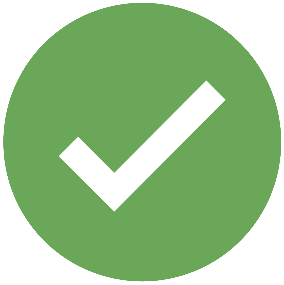 Green checkmark