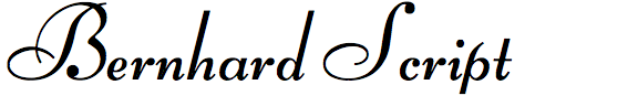 Bernhard Script