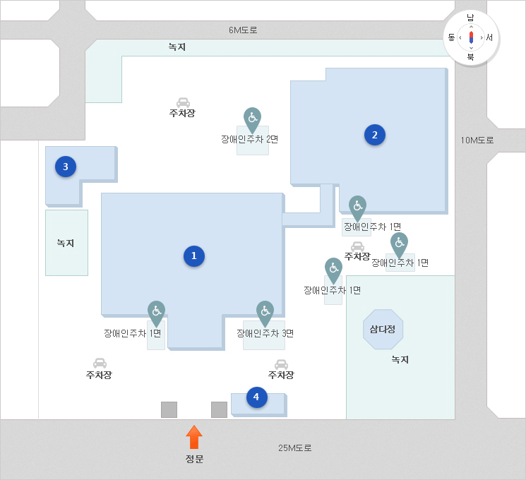 제주특별자치도 제1청사 안내도