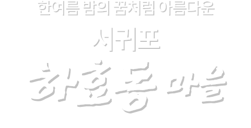 건강하고 행복한 제주의 마을 서귀포 하효동