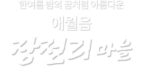 건강하고 행복한 제주의 마을 애월읍 장전리