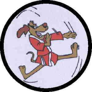 Hong Kong Phooey strikes an action pose.