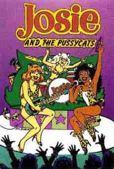 Josie and the Pussycats. Josie is the one on the left. Artist: Dan DeCarlo.