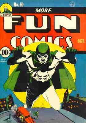 The Spectre, looking typically awesome on a 1940 cover. Artist: Bernard Baily.