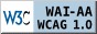 Level Double-A conformance icon, W3C-WAI Web Content Accessibility Guidelines 1.0