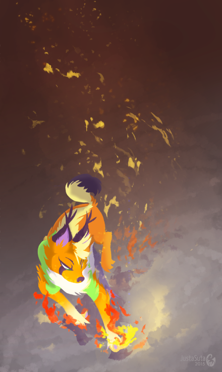 Elemental Suta: one for each season~
Fire Suta isn’t my first lineless piece but it was one of the first where I really got comfortable with the process and decided: “Hey, maybe this is the way I want to work.” Doing these over the course of a year...