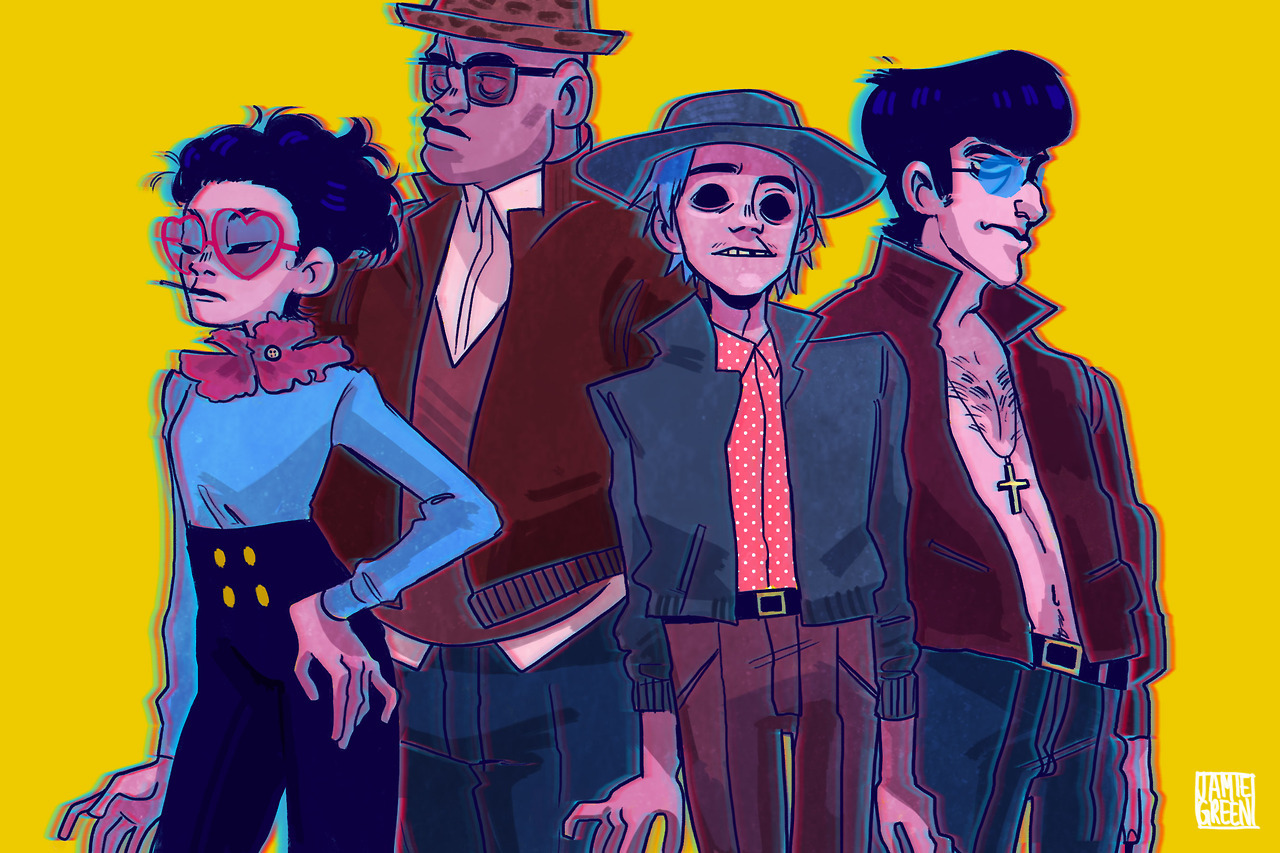 8-butt:
“ HUMANZ DROP IN A LITTLE OVER AN HOUR…
(i’ll be selling this as a print at Metrocon 2017!)
”