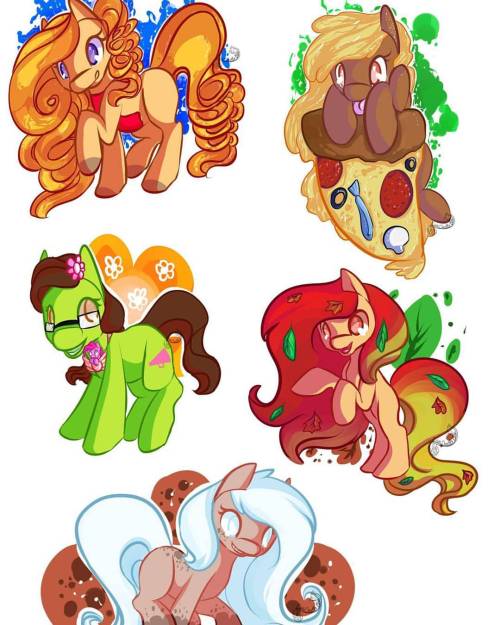 Some more chibis done! #mlp #mylittlepony #brony #chibi #commission #mlpfim #pony