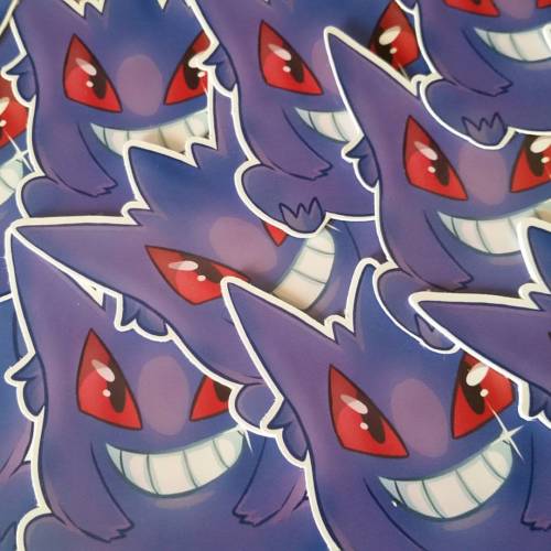 Gengar stickers!
Has to be my favourite physic pokemon!
Available to buy at esty store - www.etsy.com/uk/shop/EllesDoodleBox
#pokemonstickers #pokemon #gengar #pokemonart