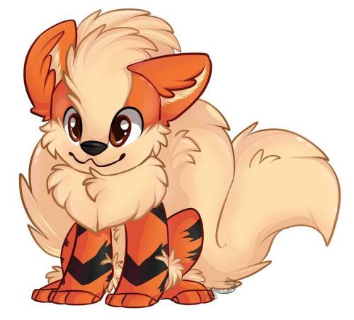 Growlithe Chibi :D Will be made into stickers, keyrings and charms :D #arcanine #pokemonstickers #pokemonx #pokemon #dog #chibi