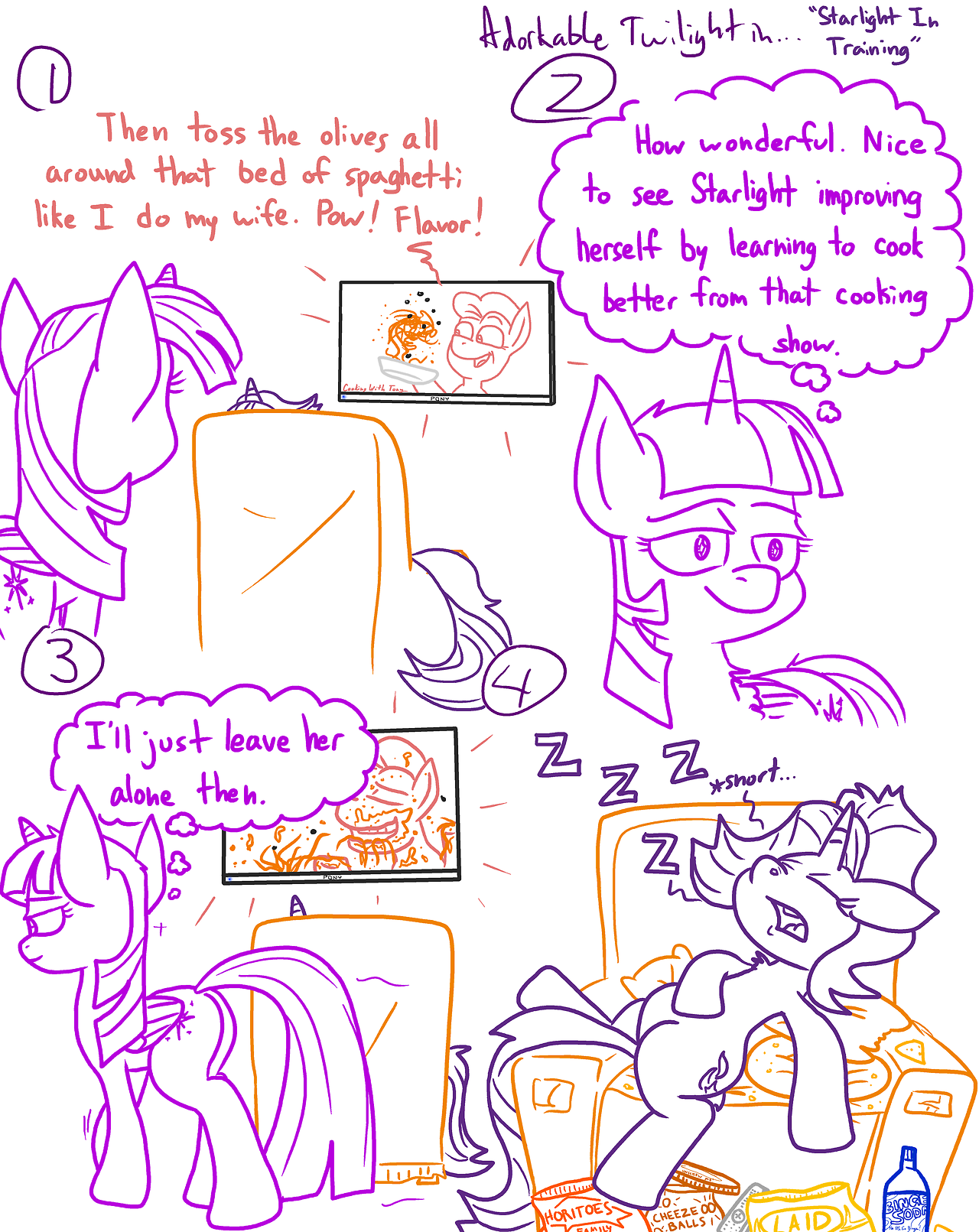 Adorkable Twilight & Friends - “Starlight In Training″
Thanks to our new Patron, we got a NEW extra comic for this week! Thank you so much for your...