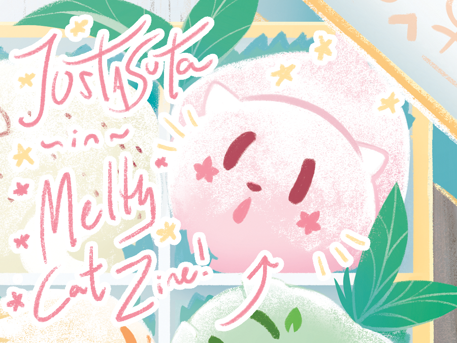 Hey guys! Guess what? I contributed a piece to a zine! It’s the Melty Cat Zine and all proceeds go to Barn Cat Buddies to help real cats