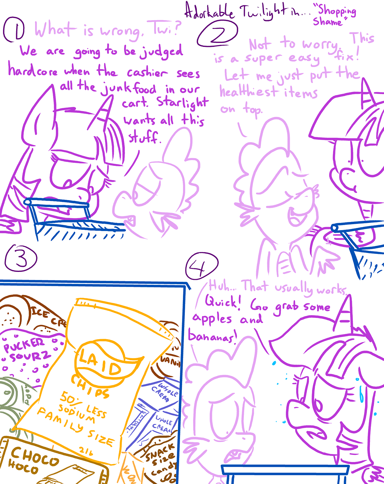 Adorkable Twilight & Friends - “Shopping Shame”
https://www.patreon.com/adorkabletwilightandfriends