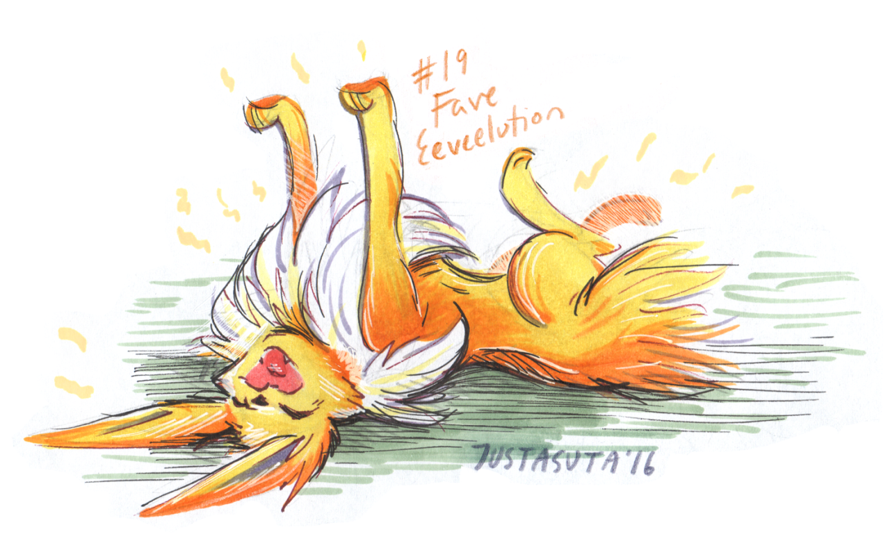 31 Days of Pokemon in July!
Day 19: Fave Eeveelution - I like the majority of eeveelutions but I’ll pick Jolteon because it’s the only gen 1 pokemon in this whole challenge.
Patreon!