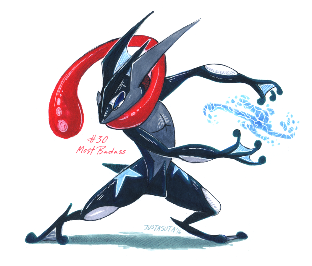 31 Days of Pokemon in July!
Day 30: Most Badass Pokemon - SPECIFICALLY shiny Greninja. Because it’s actually a ninja and it works so well.
Patreon!