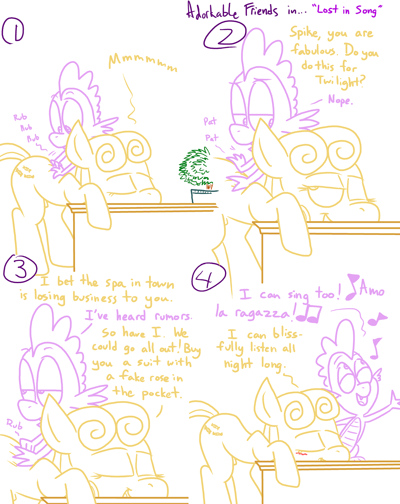 Adorkable Twilight & Friends - “Lost In Song″
https://www.patreon.com/adorkabletwilightandfriends
http://adorkabletwixfriends.deviantart.com/