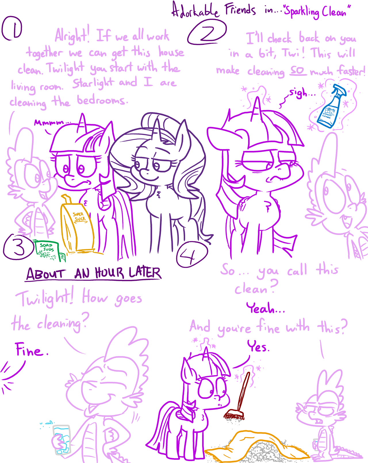 Adorkable Twilight & Friends – “Sparkling Clean″
https://www.patreon.com/adorkabletwilightandfriends
http://adorkabletwilightandfriends.wikia.com
http://adorkabletwixfriends.deviantart.com