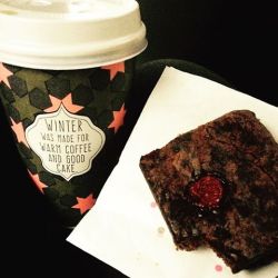 modesty:
“ Warm coffee and vegan brownie ❤️🇩🇪 @coffeefellows #germany #duitsland #vegan #veganbrownie #warmcoffee #winter #goodcake #roadtrip #businesstrip #work #messe
”