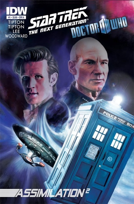 doctorwho:
“ This is the official cover for the Doctor Who/Star Trek: TNG crossover: Assimilation2 “ Two of the biggest sci-fi titles of all-time — Doctor Who and Star Trek: The Next Generation — will join forces in their first officially...