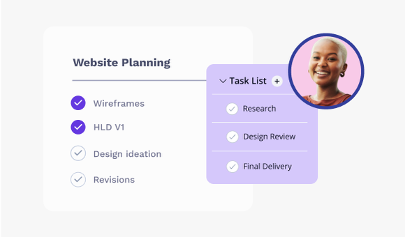 Website project management template thumbnail