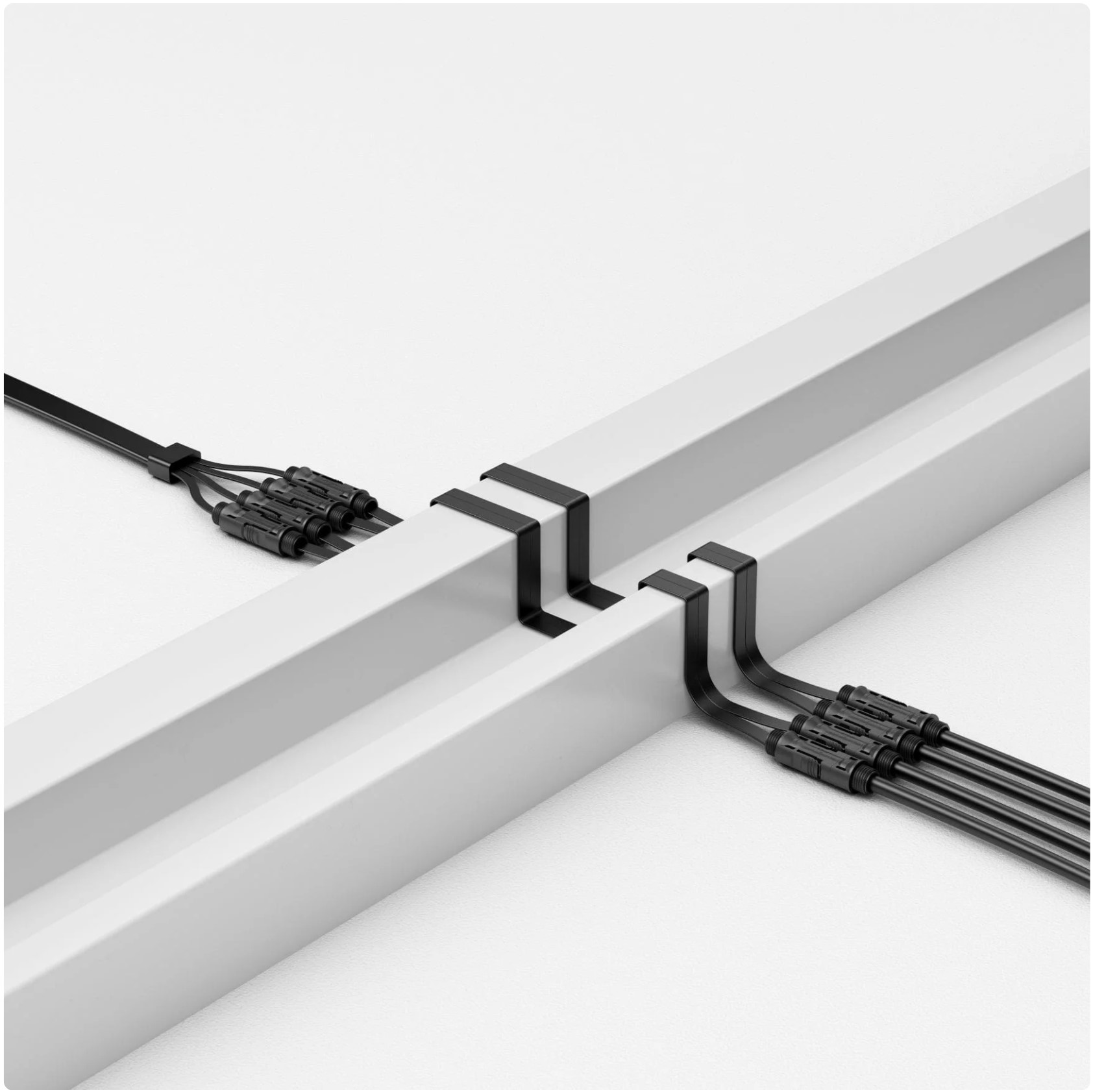 ECOFLOW Super Flat Kabel, Fensterdurchführung