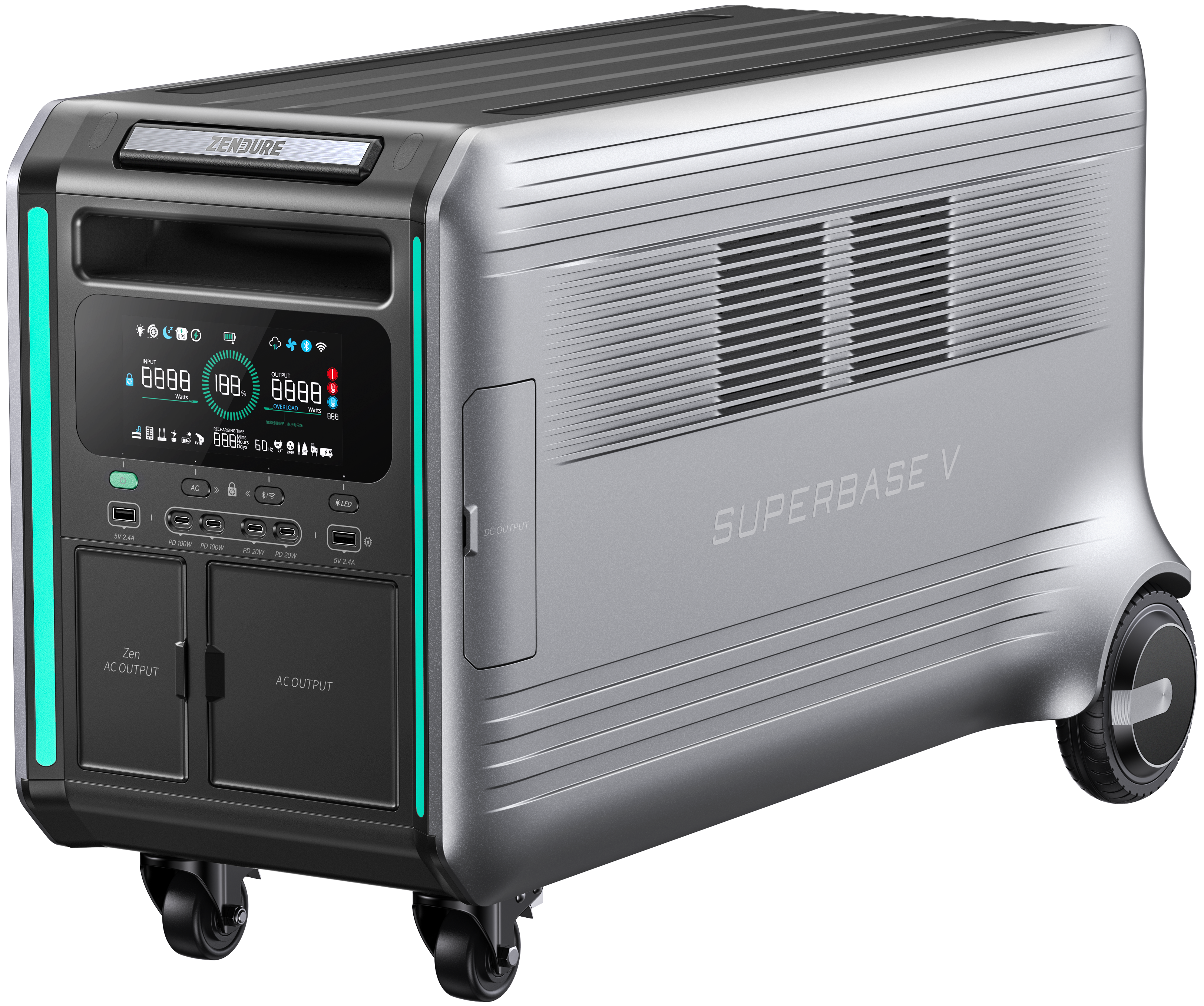 ZENDURE SuperBase V4600  [ 4608Wh / 3800W ] LiFeP04 | PowerStation Batterie Hausspeicher