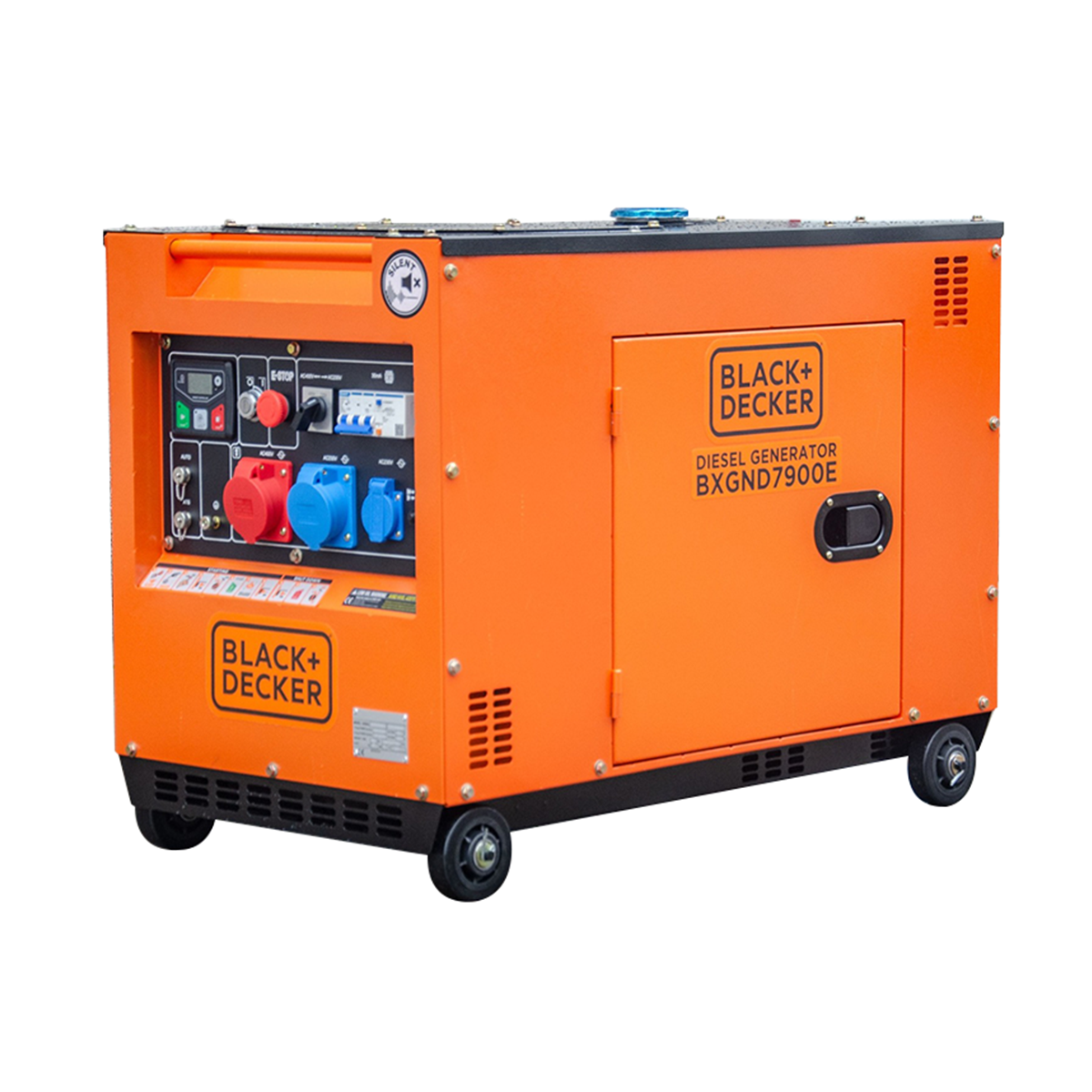 Black   Decker Full Power 8 kVA  Diesel  BXGND7900E 230&400 V Stromaggregat 