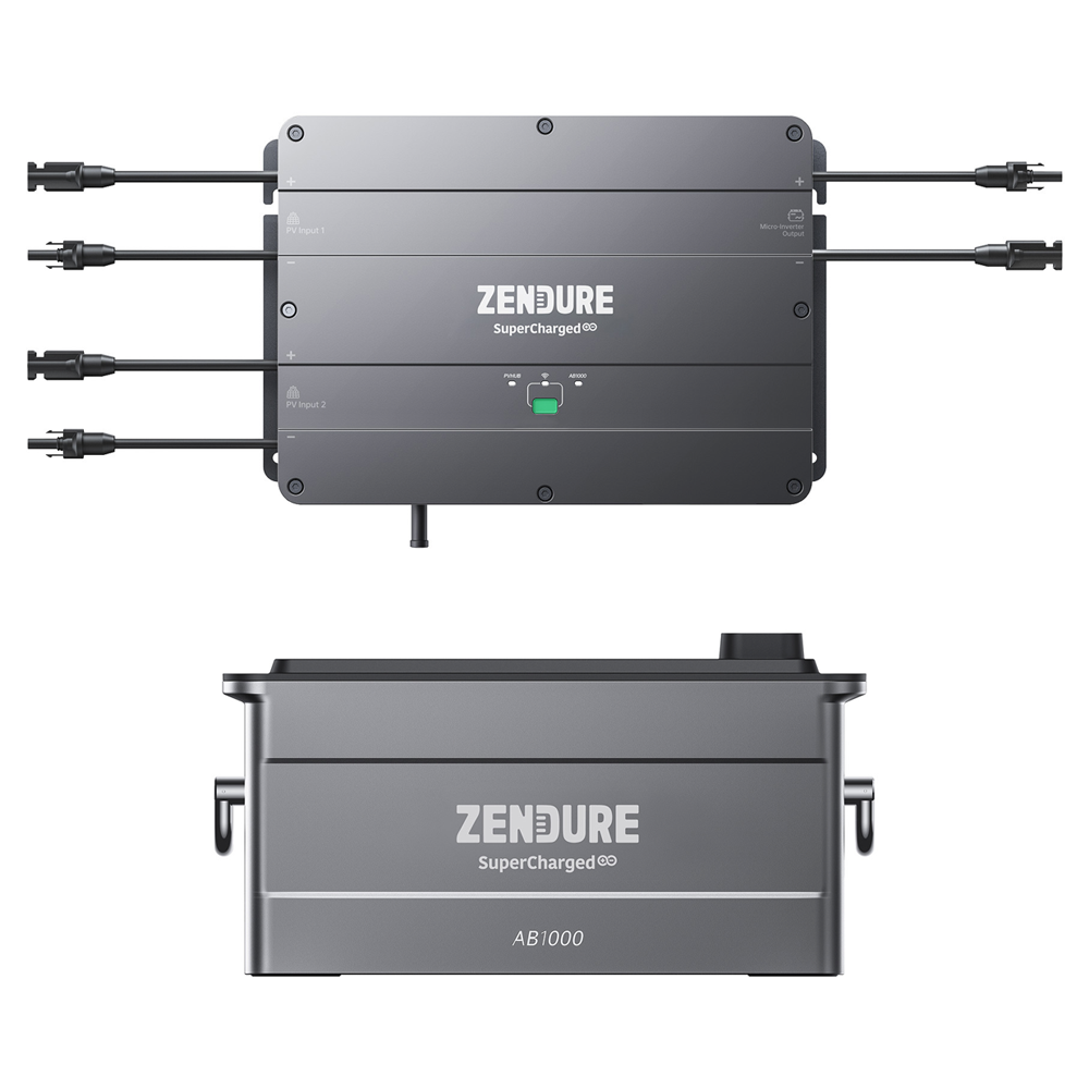 ZENDURE SolarFlow PVHub   AB1000 Batterie [ 960Wh / 1200W ] LiFeP04 | Batterie-Erweiterung zu Ihrem Balkonkraftwerk