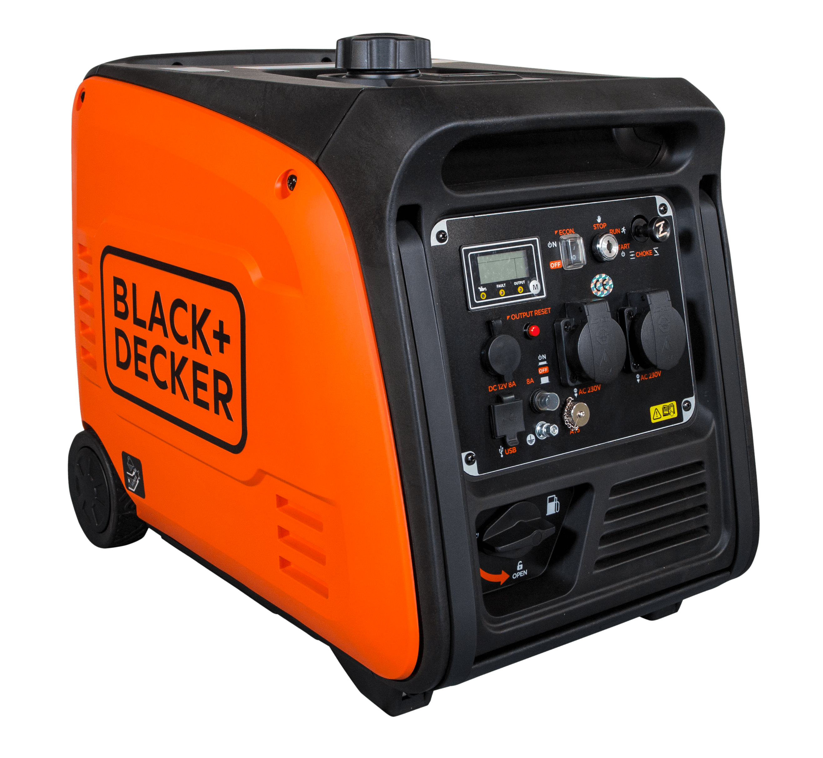 Black   Decker Inverter Stromaggregat Benzin 3900 Watt BXGNI4000E