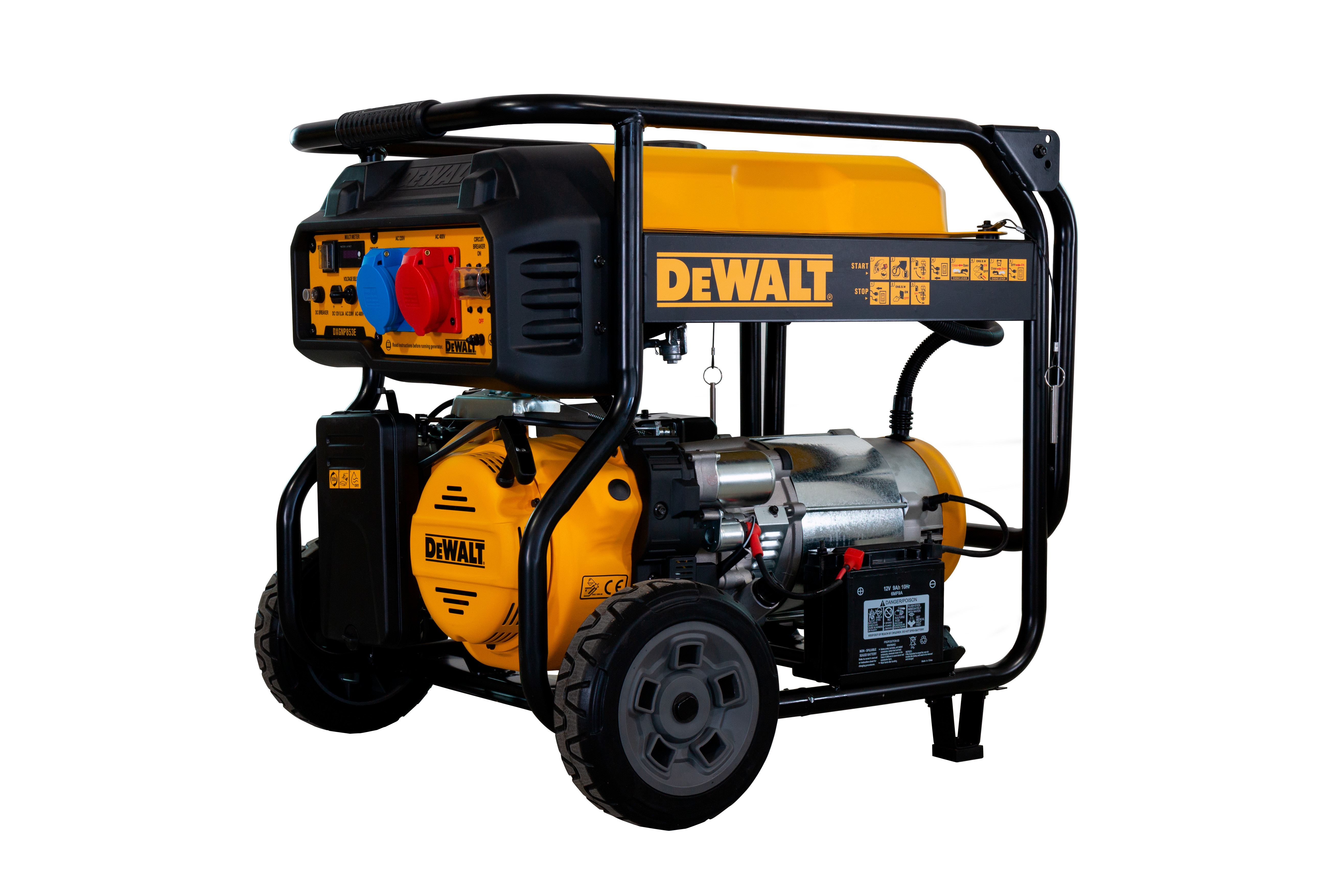 DeWalt Stromerzeuger 10,6 kVA Benziner DXGNP853E Stromaggregat 230 V & 400 V