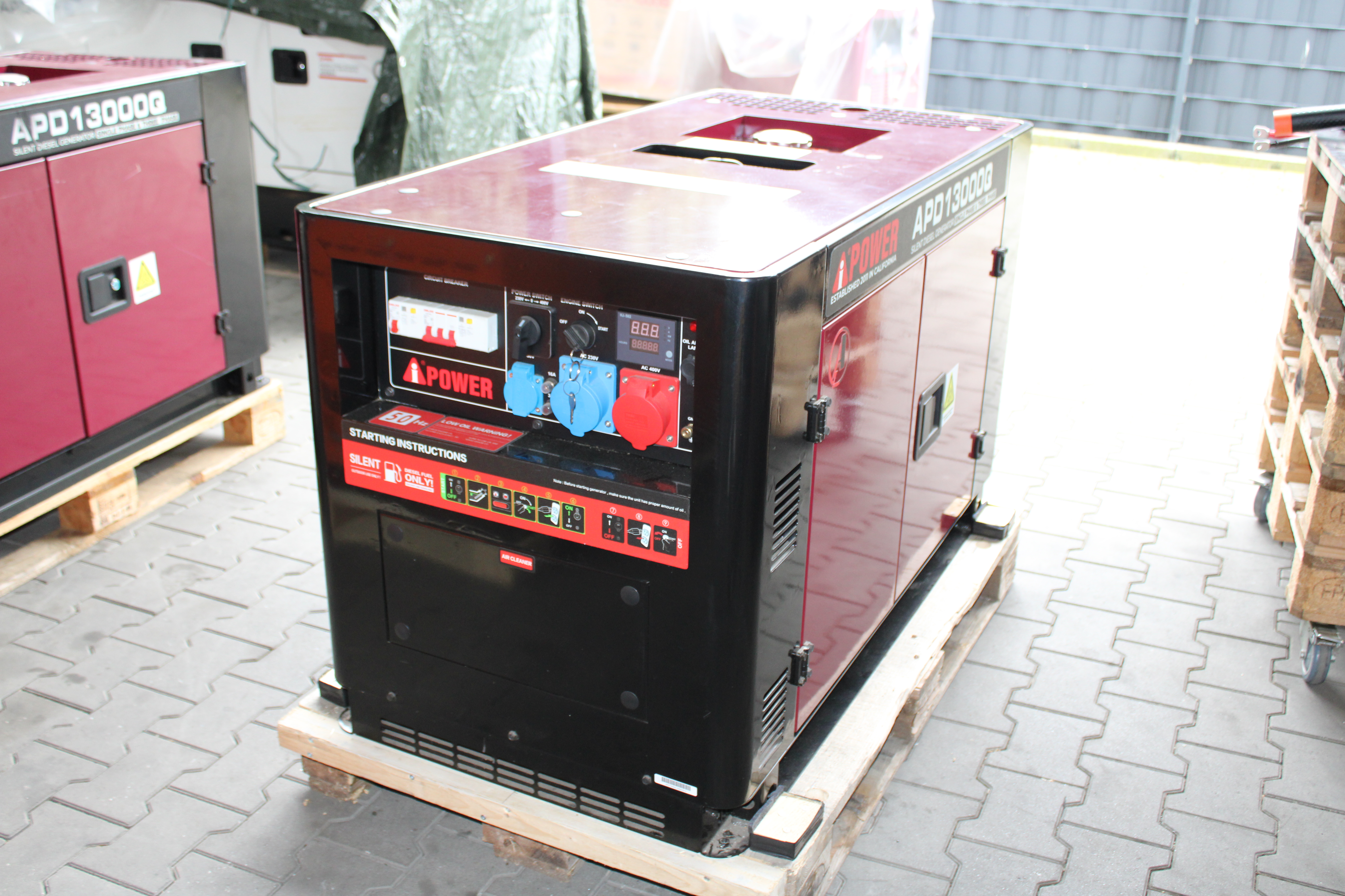 [OUTLET#376] Ai Power 13 kVA Diesel APD13000Q ADEMAX Edition 230&400V Stromaggregat Stromerzeuger