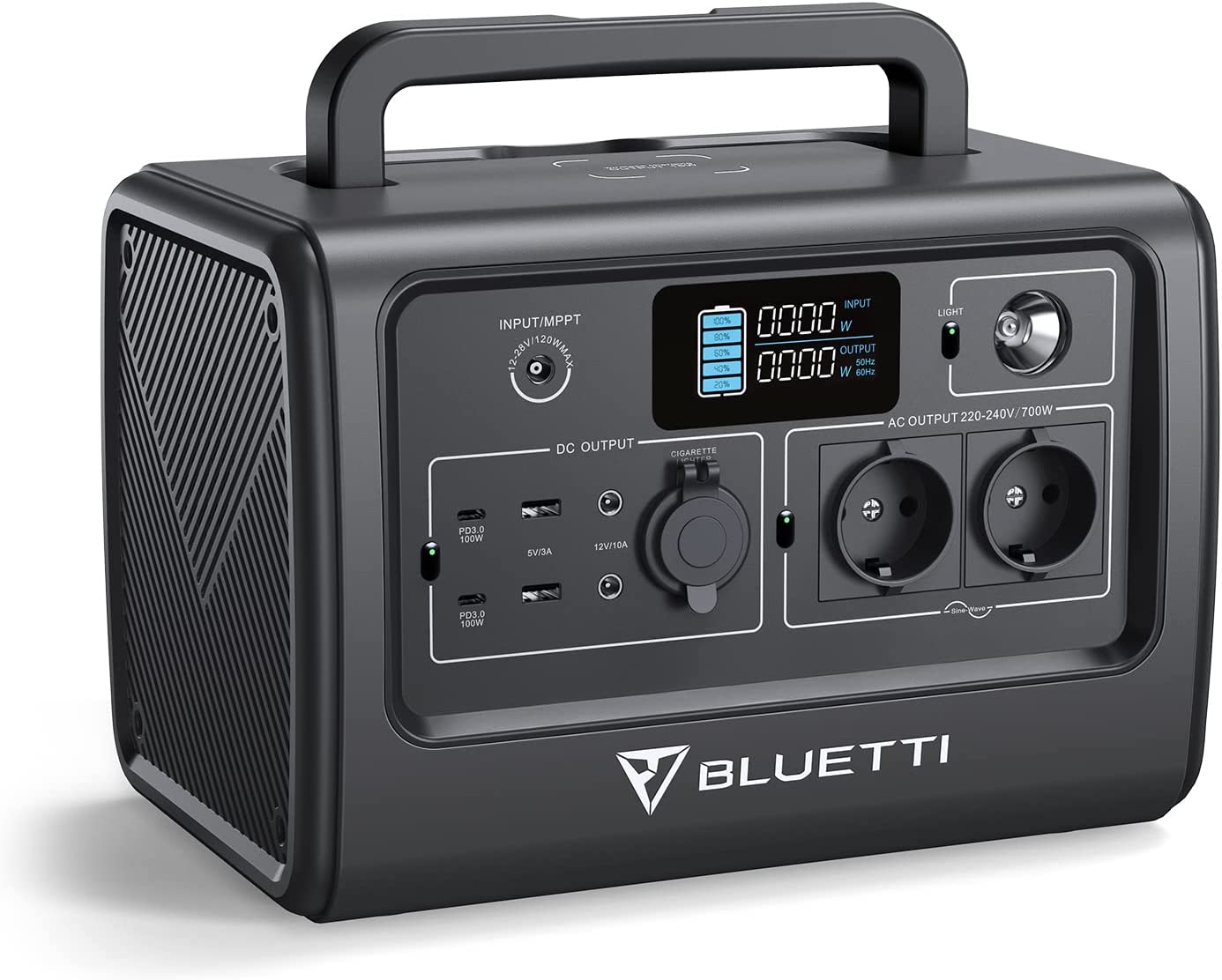 BLUETTI EB70 [ 716Wh / 1000W ] Erweiterbare Power Station 