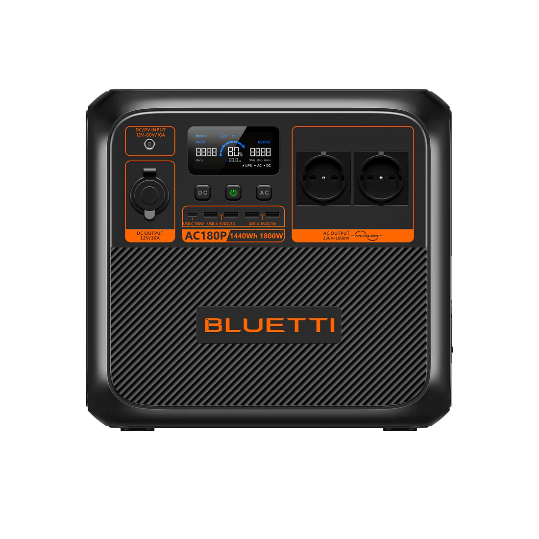 BLUETTI  AC180P [ 1440Wh / 1800W ] Tragbare Power Station 