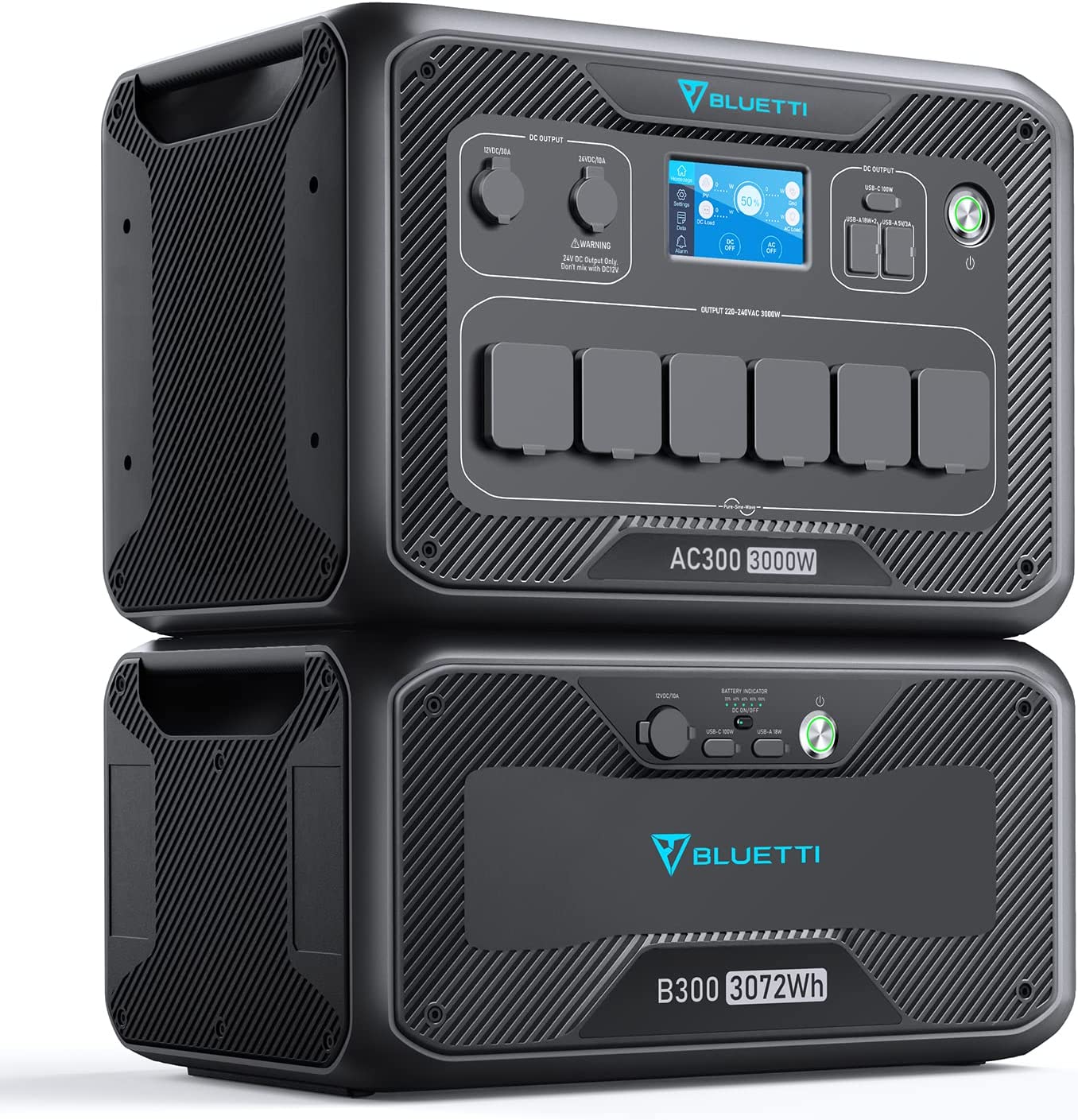 [BUNDLE] BLUETTI AC300 [3000 W] Erweiterbare Power Station USV   BLUETTI B300 [3072 Wh] Erweiterungsbatterie