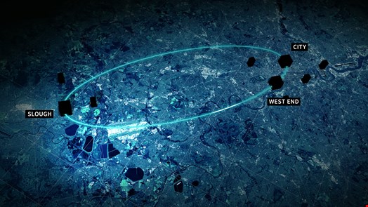 The London quantum secured metro network services trial will connect three nodes: Slough, the West End and the City