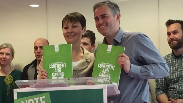 Caroline Lucas Jonathan Bartley