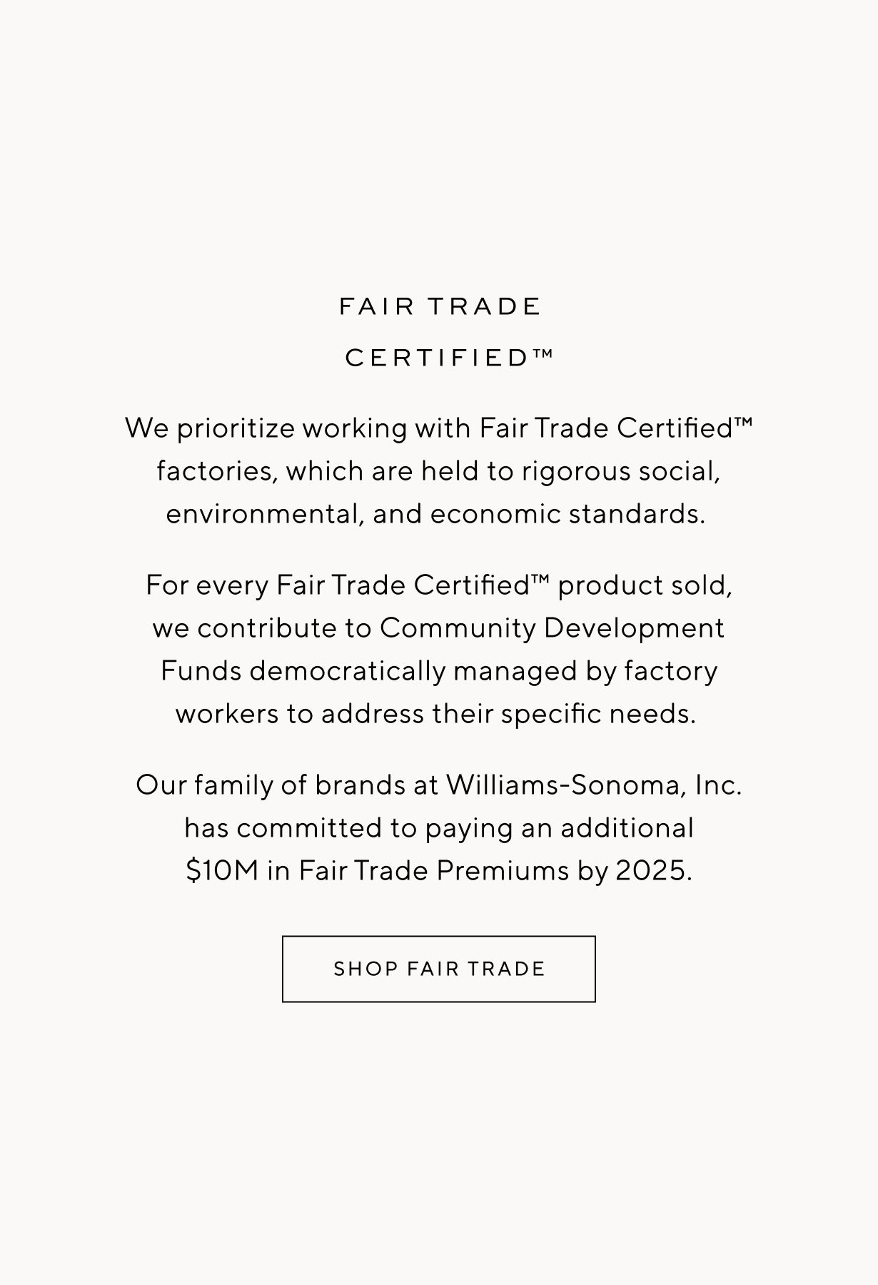 Shop Fair Trade