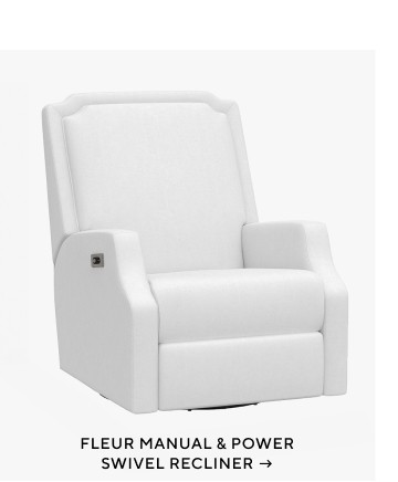 Fleur Manual & Power Swivel Recliner