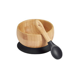 Avanchy Bamboo Baby Bowl & Spoon Set