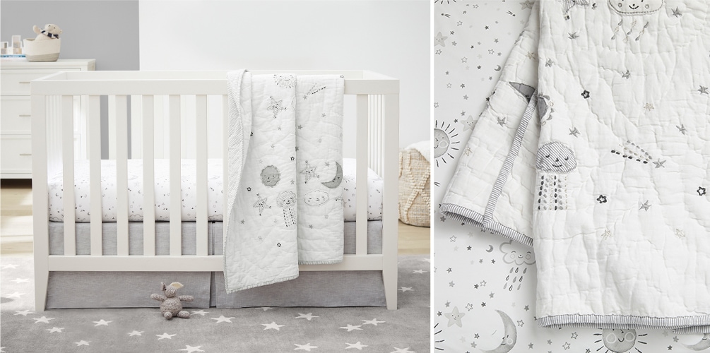 Skye Linen Baby Bedding