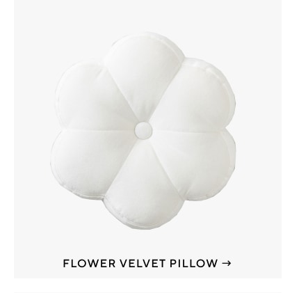 Flower Velvet Pillow