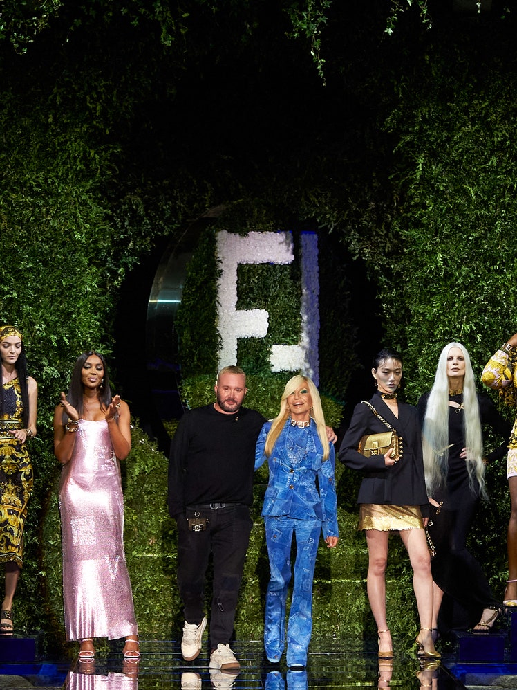 How Do You Say Fendace? Kate Moss, Naomi Campbell, and More Step Out in Versace and Fendi’s Runway Collaboration