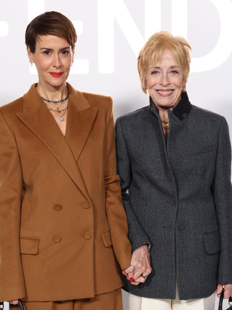 Sarah Paulson and Holland Taylor Are Couture Week’s Best Dressed Couple