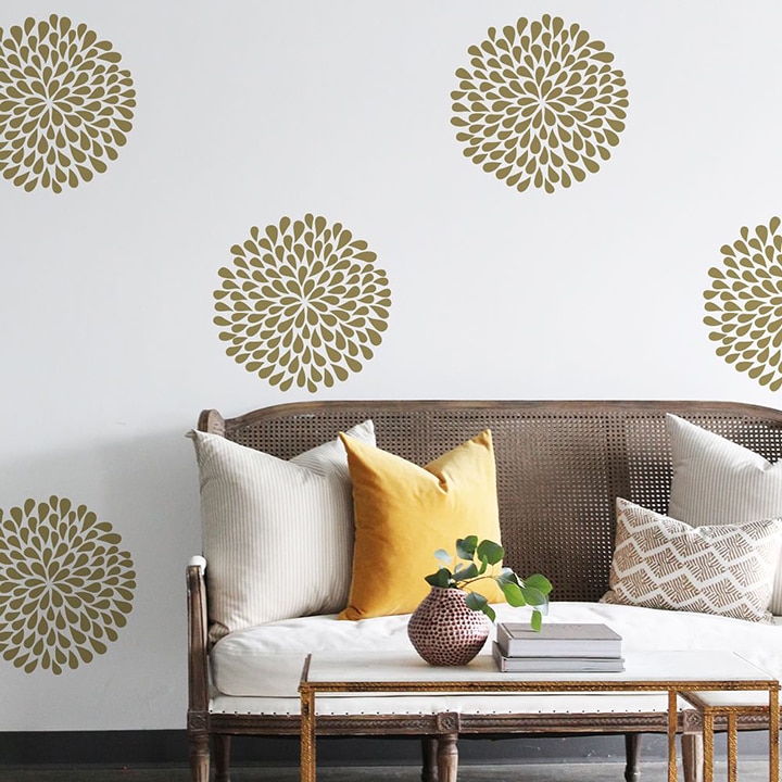 flower wall decals